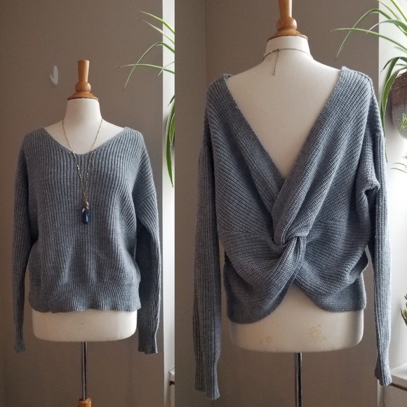 Cotton Emporium Sweaters - Cotton Emporium | Knotted Back Sweater